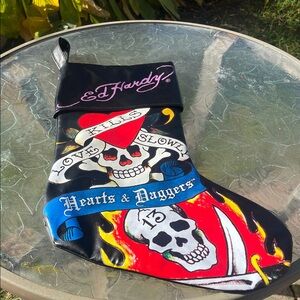 #Skull Christmas Sock